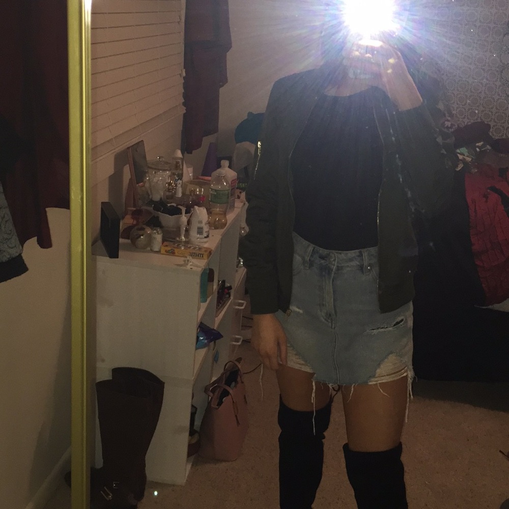 Olive Green bomber jacket
